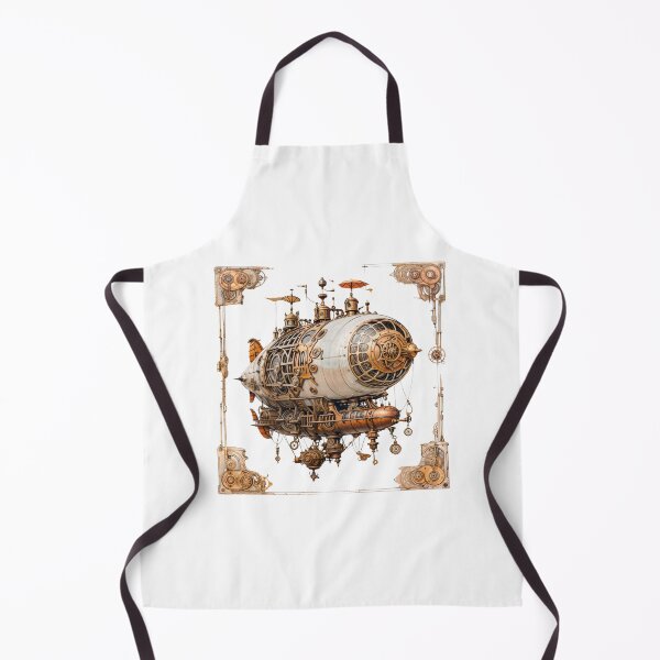 Item preview, "Vintage Steampunk Airship Adventure - Wall Art Print" designed and sold by Bittor18.