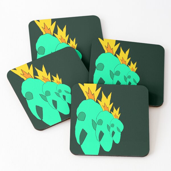 Item preview, green face designed and sold by Martine Kyvik.
