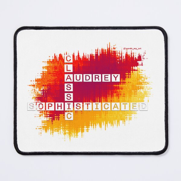 Item preview, Audrey, classic and sophisticated, crosswords designed and sold by words-my-art.
