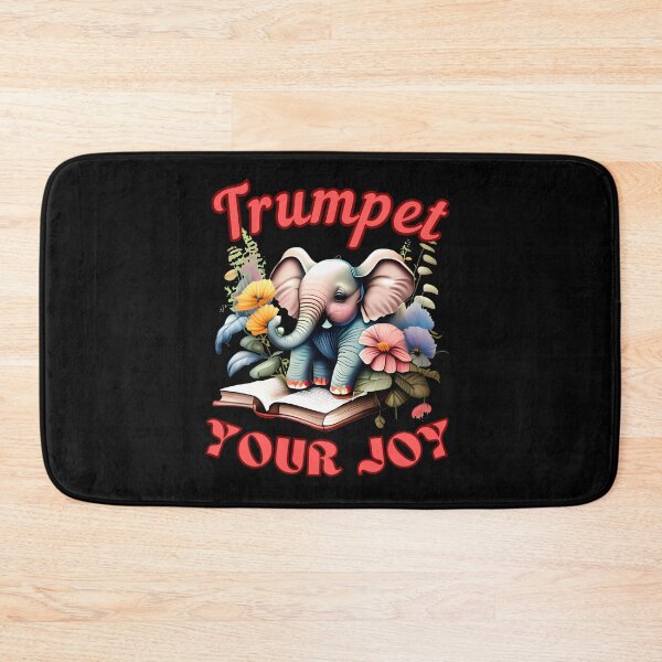 Item preview, Trumpet Your Joy. elephant head designed and sold by ElephantVibes.