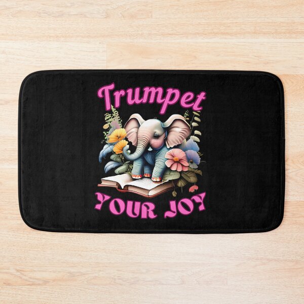 Item preview, Trumpet Your Joy. elephant face designed and sold by ElephantVibes.