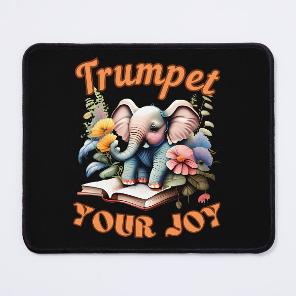 Item preview, Trumpet Your Joy. surreal elephant designed and sold by ElephantVibes.