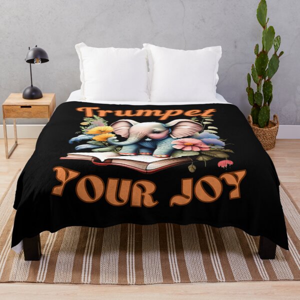 Item preview, Trumpet Your Joy. surreal elephant designed and sold by ElephantVibes.