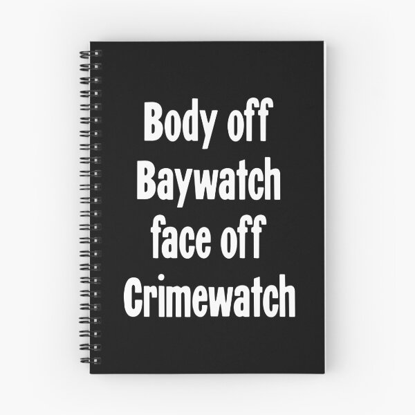 Item preview, Body Off Baywatch, Face Off Crimewatch designed and sold by Good-Looking Corpse.