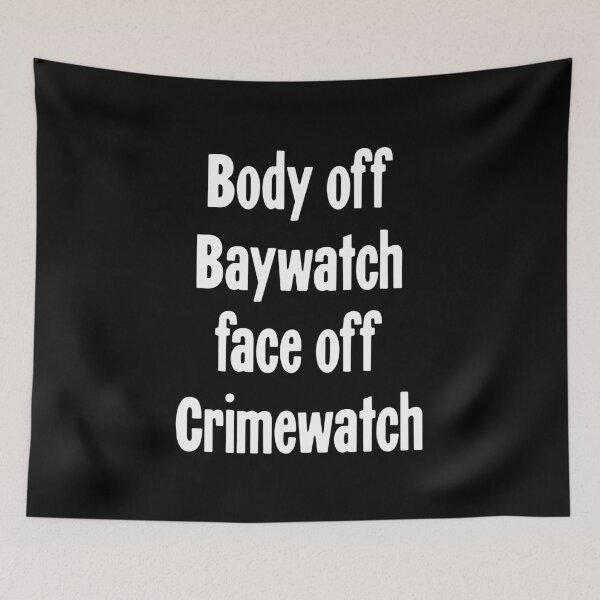 Item preview, Body Off Baywatch, Face Off Crimewatch designed and sold by Good-Looking Corpse.