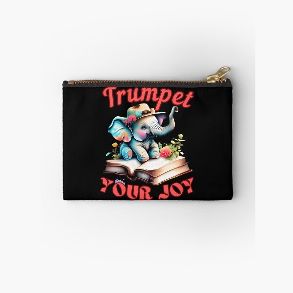 Item preview, Trumpet Your Joy. elephant saying designed and sold by ElephantVibes.