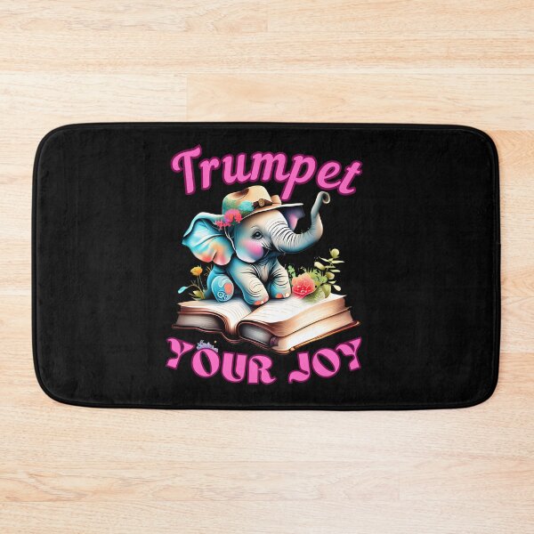 Item preview, Trumpet Your Joy. elephant quote designed and sold by ElephantVibes.