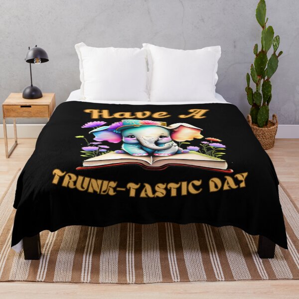 Item preview, Have A Trunk-Tastic Day. funny elephant designed and sold by ElephantVibes.