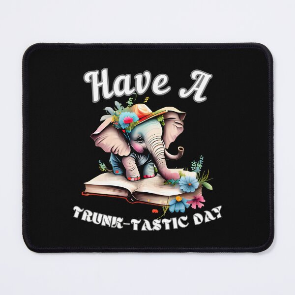 Item preview, Have A Trunk-Tastic Day. watercolor elephant designed and sold by ElephantVibes.