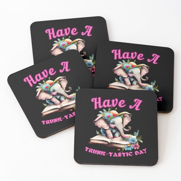 Item preview, Have A Trunk-Tastic Day. elephant quote designed and sold by ElephantVibes.