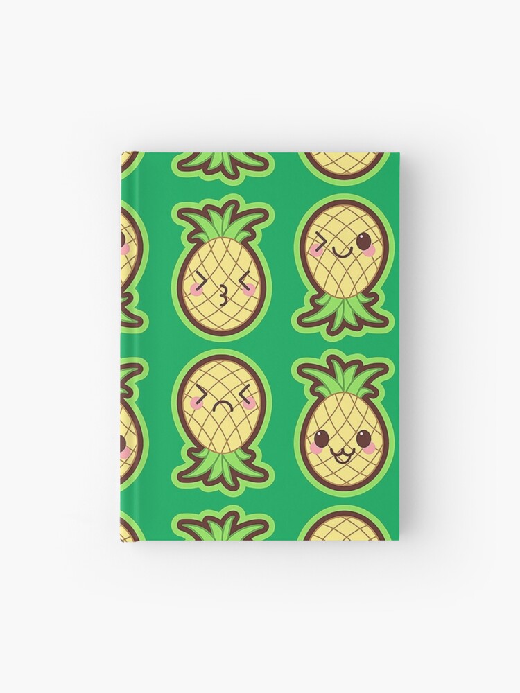 Kawaii Pineapples Cute Pattern Wallpaper Hardcover Journal By Susurrationstud Redbubble Kawaii Pineapples Cute Pattern Wallpaper Hardcover Journal By Susurrationstud Redbubble