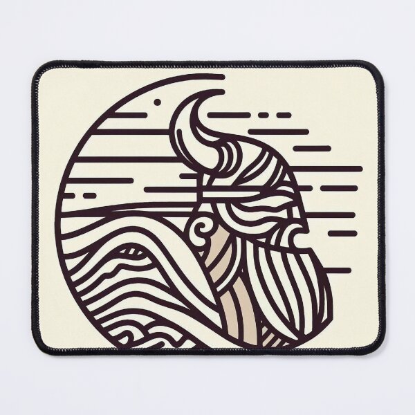 Artikelvorschau, Scribble Doodle Art Viking 1 entworfen und verkauft von NewAgerJul.