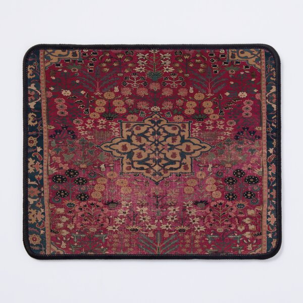Item preview, Pink Vintage Print - Distressed Tapestry Rug - Bohemian Print designed and sold by DreamersPlan.
