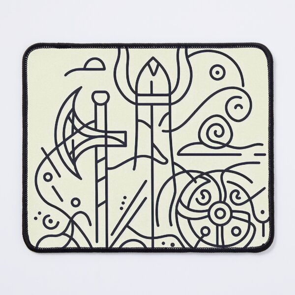 Artikelvorschau, Scribble Doodle Art Viking 2 entworfen und verkauft von NewAgerJul.