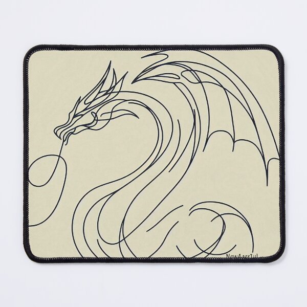 Item preview, Scribble Doodle Art Dragon 2 designed and sold by NewAgerJul.