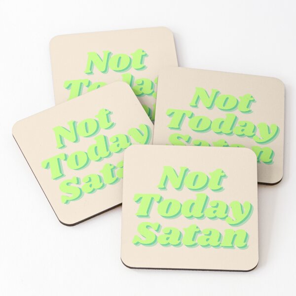 Item preview, Not Today Satan (Design B) designed and sold by Maci-Palermo.