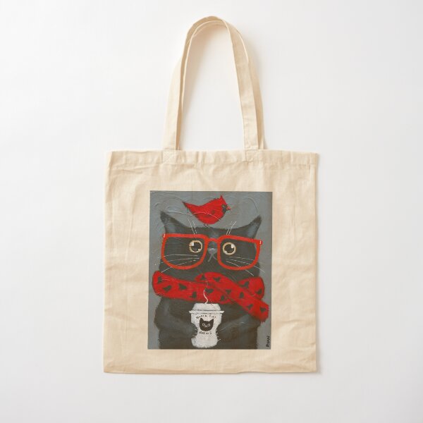 Item preview, Morning Coffee With A Cardinal designed and sold by KilkennyCat Art.