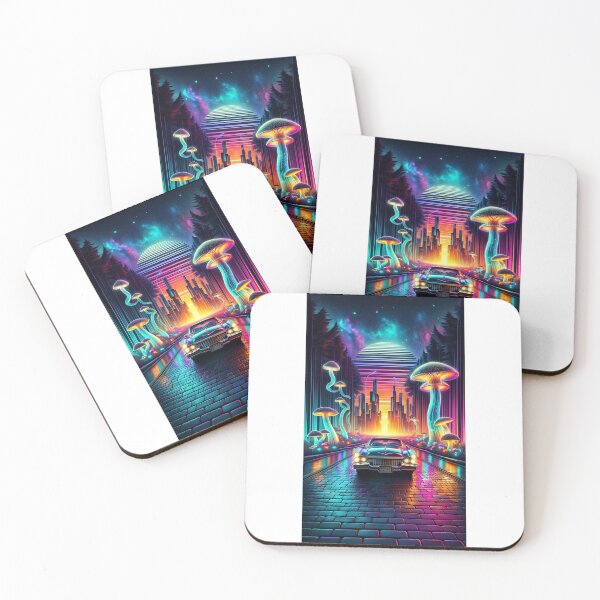 Item preview, Cyberpunk Vanguard: Guardian of Neon Skies designed and sold by DreamAlongArt.