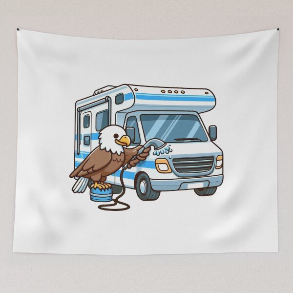 Item preview, Eagle Washing Motorhome designed and sold by LemuellTrends.
