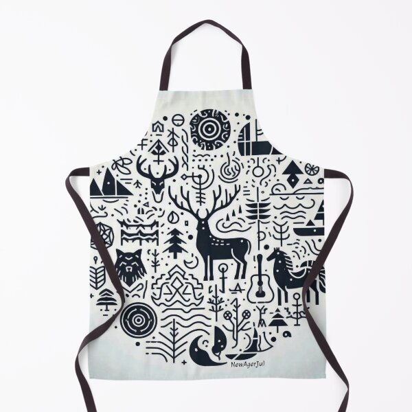 Aperçu de l'œuvre Scribble Doodle Art Scandinave 2 créée et vendue par NewAgerJul.