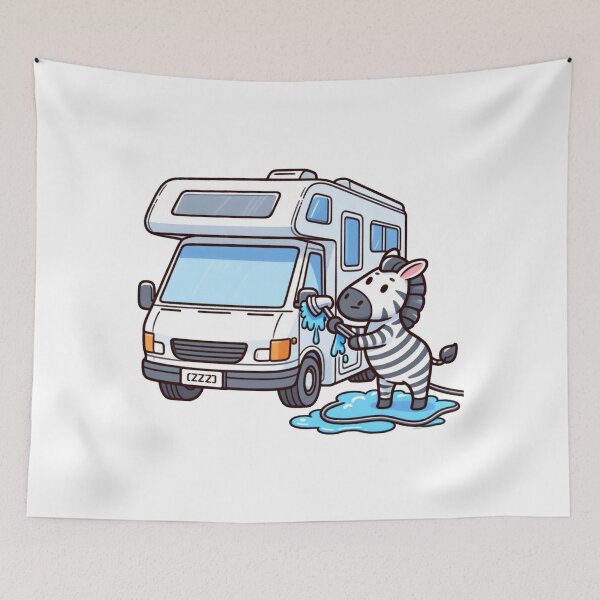 Item preview, Zebra Washing Motorhome designed and sold by LemuellTrends.