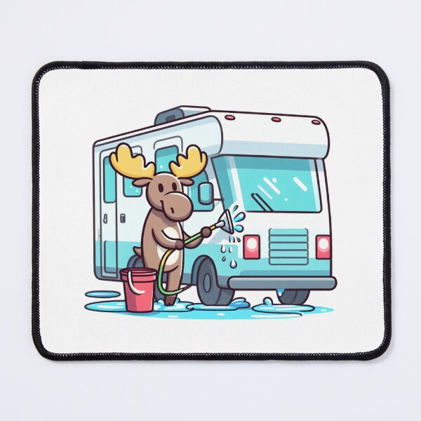 Item preview, Moose Washing Motorhome designed and sold by LemuellTrends.