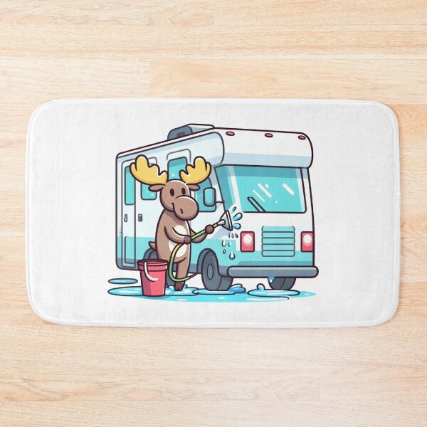 Item preview, Moose Washing Motorhome designed and sold by LemuellTrends.
