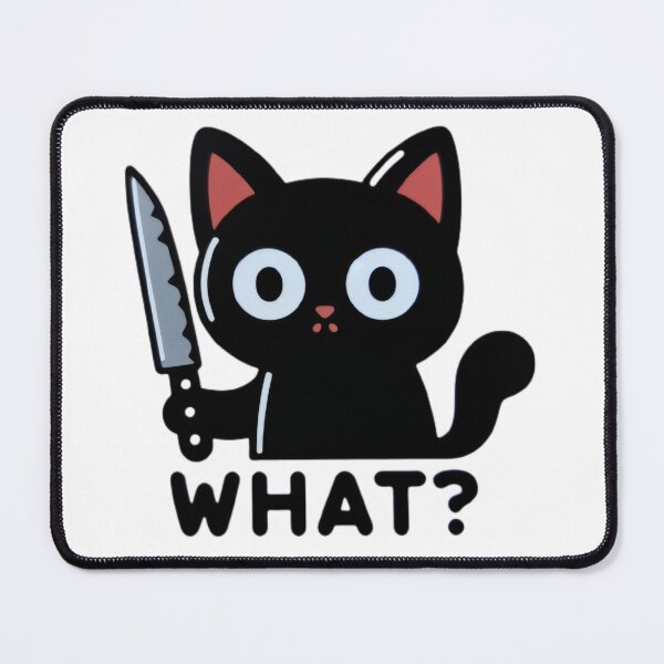 Item preview, Curious Cat: A Quirky Surprise designed and sold by RuNT3ntertained.