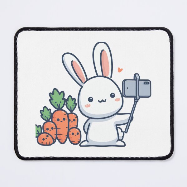 Item preview, Bunny Taking Selfie designed and sold by LemuellTrends.