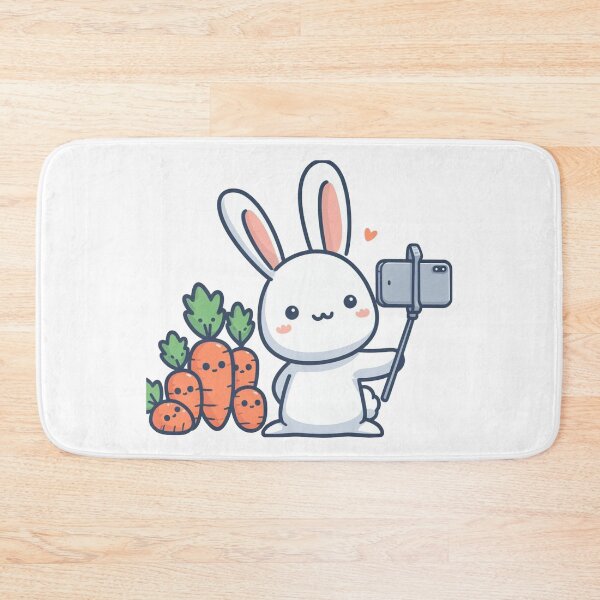 Item preview, Bunny Taking Selfie designed and sold by LemuellTrends.