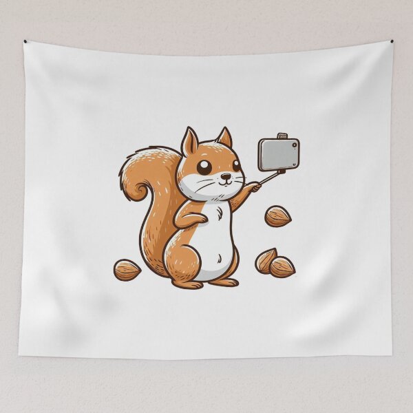 Item preview, Squirrel Taking Selfie designed and sold by LemuellTrends.