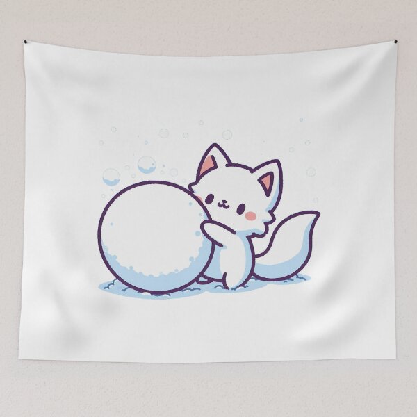 Item preview, Giant SnowBall: Arctic Fox designed and sold by LemuellTrends.