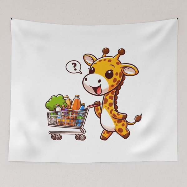 Item preview, Giraffe Shopping designed and sold by LemuellTrends.