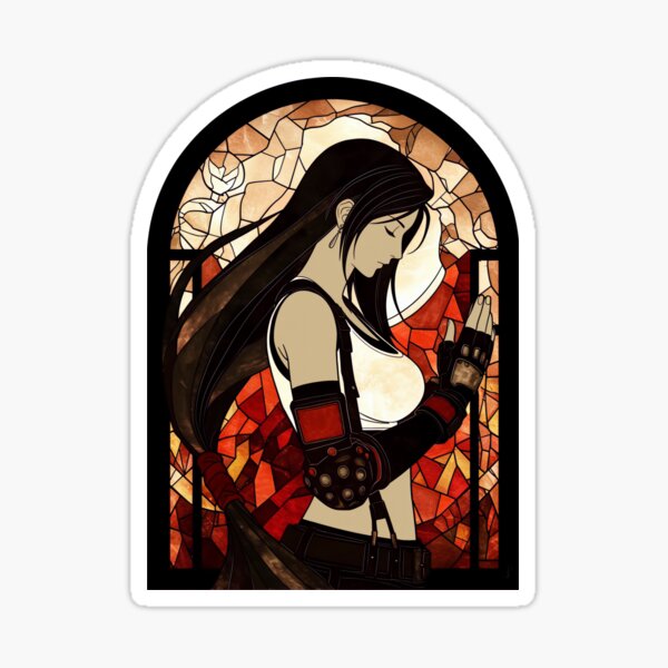Item preview, Stained Glass Tifa designed and sold by SchellStation.