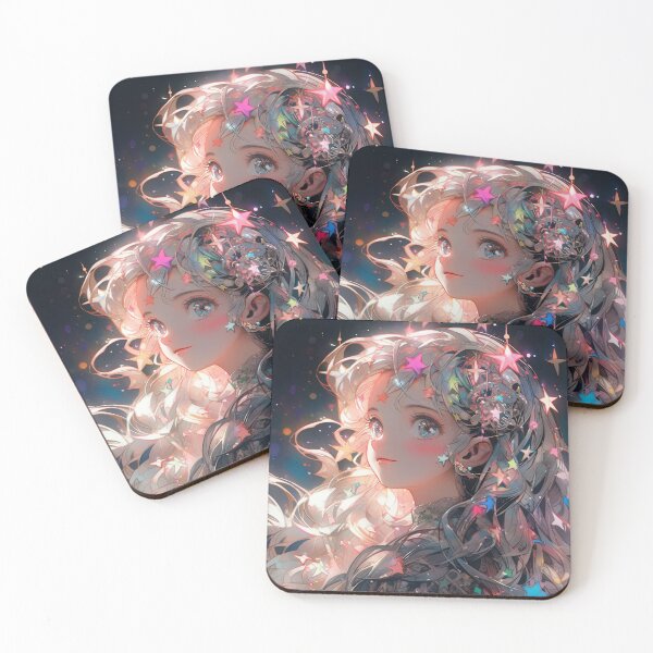 Item preview, Magical Luminescent Starry Eyed Anime Girl designed and sold by bubblegoth.