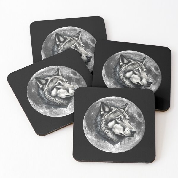 Item preview, MOON WOLF - BLACK designed and sold by Marlon Oseguera.