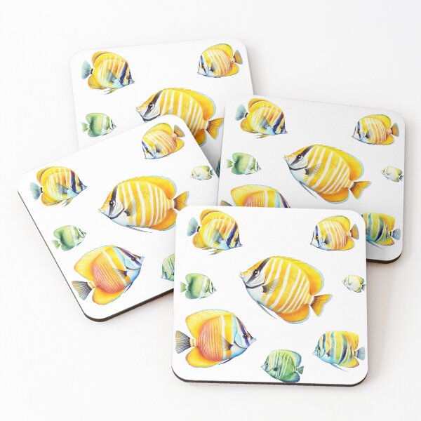 Item preview, Watercolor Butterflyfishes designed and sold by TheAnimalZ00.