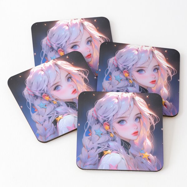 Item preview, Celestial Shimmering Shimmering Star Anime Girl designed and sold by bubblegoth.