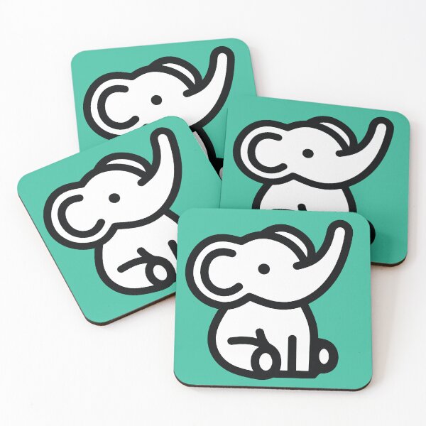 Item preview, Cute white elephant designed and sold by PI-CO.