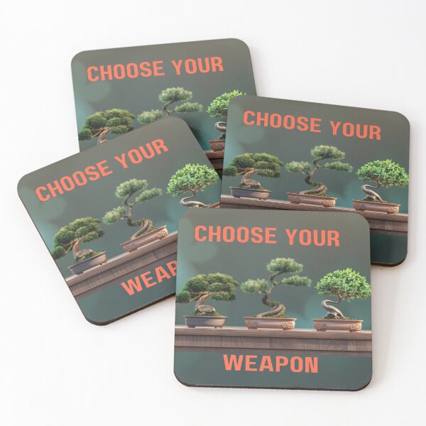 Item preview, Choose Your Weapon: Bonsai Trees designed and sold by Artmugic.