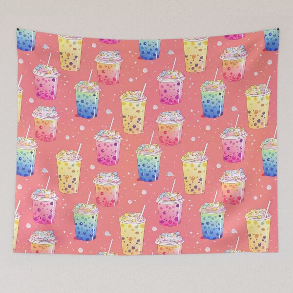 Item preview, Rainbow Tea Bubble #1 designed and sold by PSKStudio.