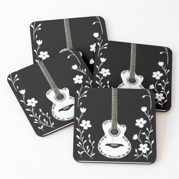 Item preview, Flower Nature Hippie Acoustic Guitar designed and sold by TheDarkWardrobe.