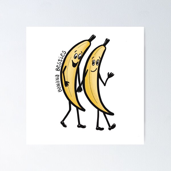 Bananen-Besties Poster
