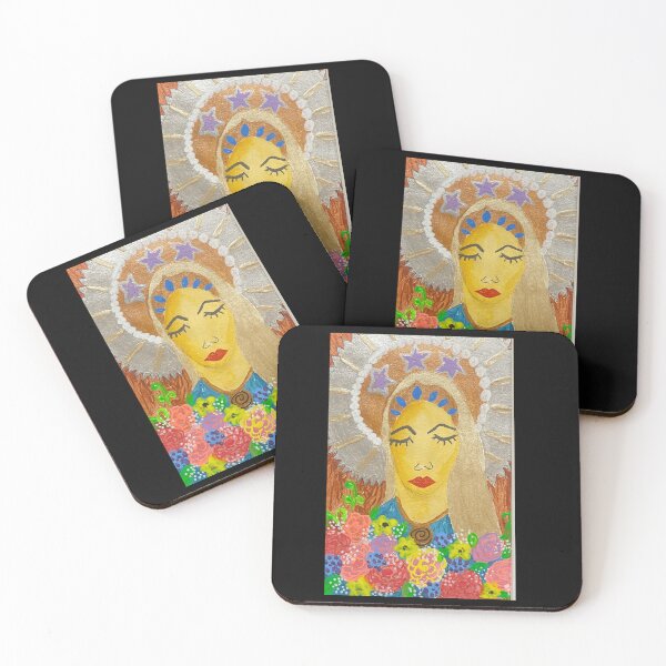 Item preview, Madonna With Flowers designed and sold by Ann Marie Olsen.