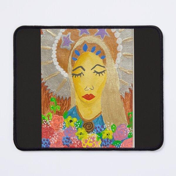 Item preview, Madonna With Flowers designed and sold by Ann Marie Olsen.