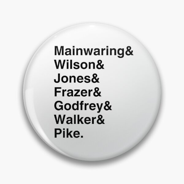 Item preview, Dad's Army Mainwaring Pike Jones Frazer Godfrey designed and sold by SonnyBoyDesigns.