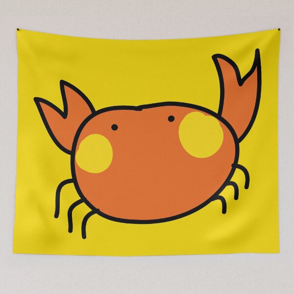 Aperçu de l'œuvre Crabe mignon créée et vendue par fluffyfamcraft.