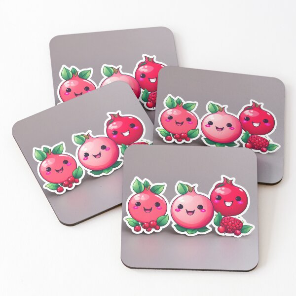 Item preview, kawaii Pomegranate fruit  designed and sold by krishnajit22.