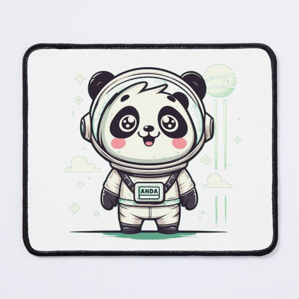 Item preview, "Happy Panda Astronaut: Journey to the Stars" designed and sold by Pearlsiwa.