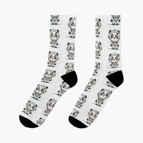 Item preview, "Happy Panda Astronaut: Journey to the Stars" designed and sold by Pearlsiwa.